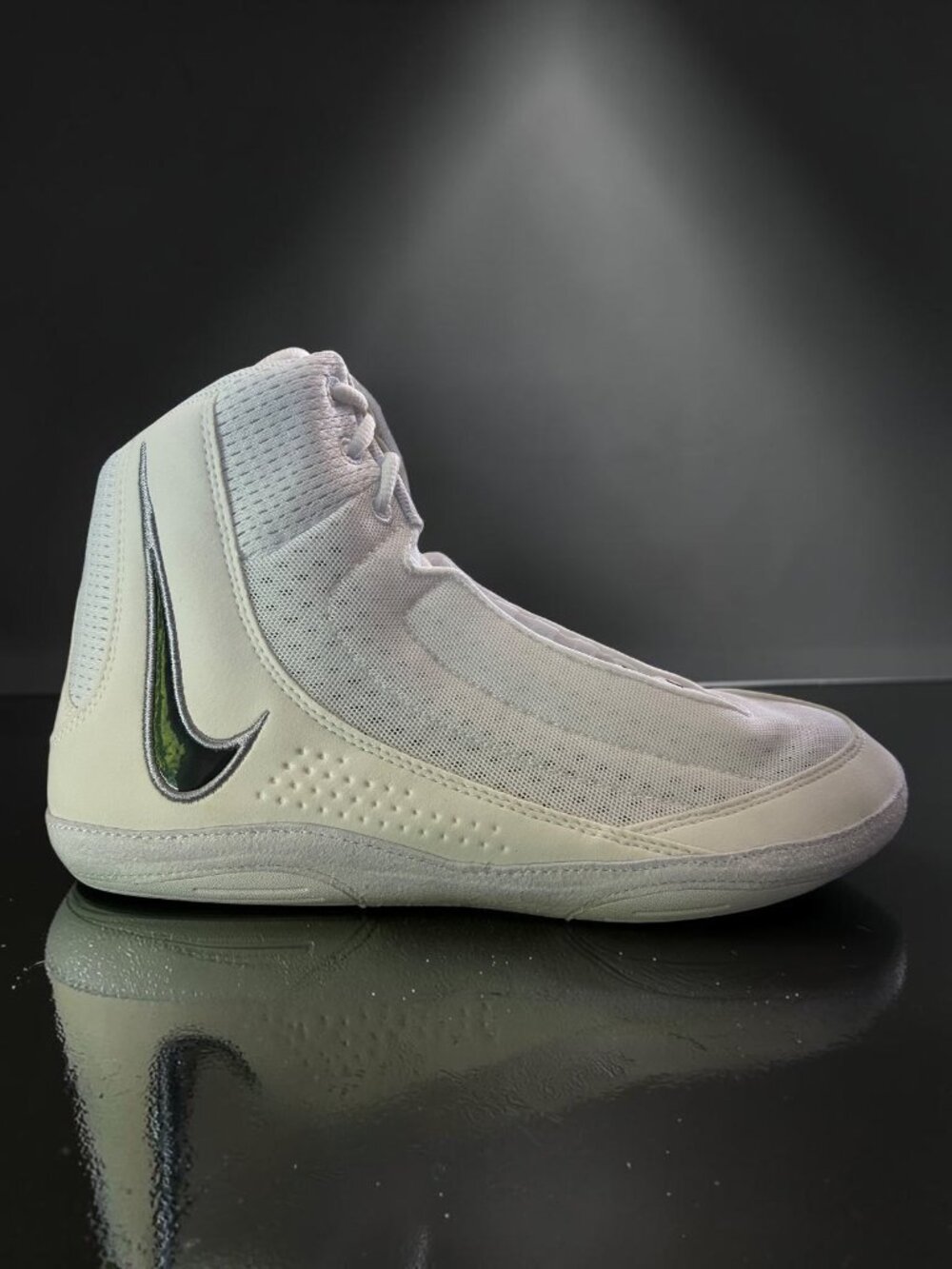 Nike Inflict 4 White Black Mens Wrestling Shoes Size 10.5 (NEW) HM9674 100
